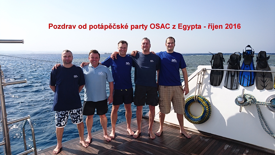 Přečtete si více ze článku Pozdrav od potápěčů OSAC z Egypta 20.10.2016