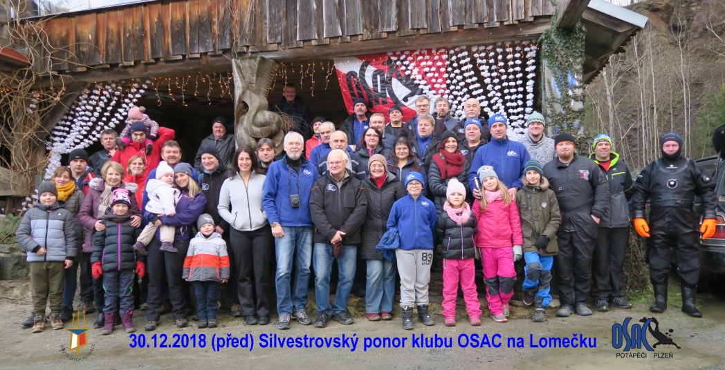 Právě si prohlížíte Nedělní (před) Silvestrovský ponor OSAC na Lomečku 30.12.2018
