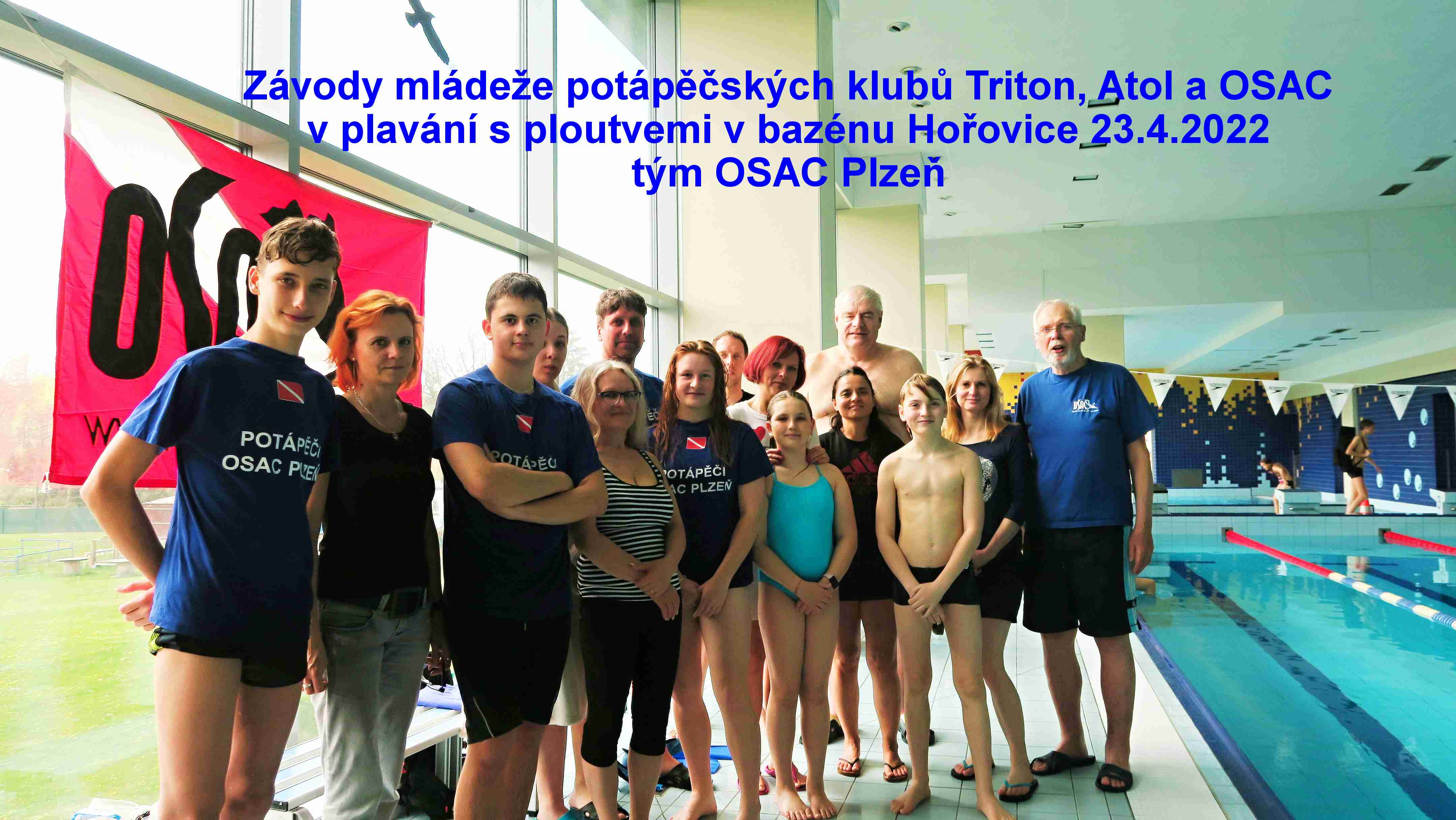 Právě si prohlížíte Výborné závody mládeže klubů Triton, Atol a OSAC v bazénu Hořovice 23.4.2022
