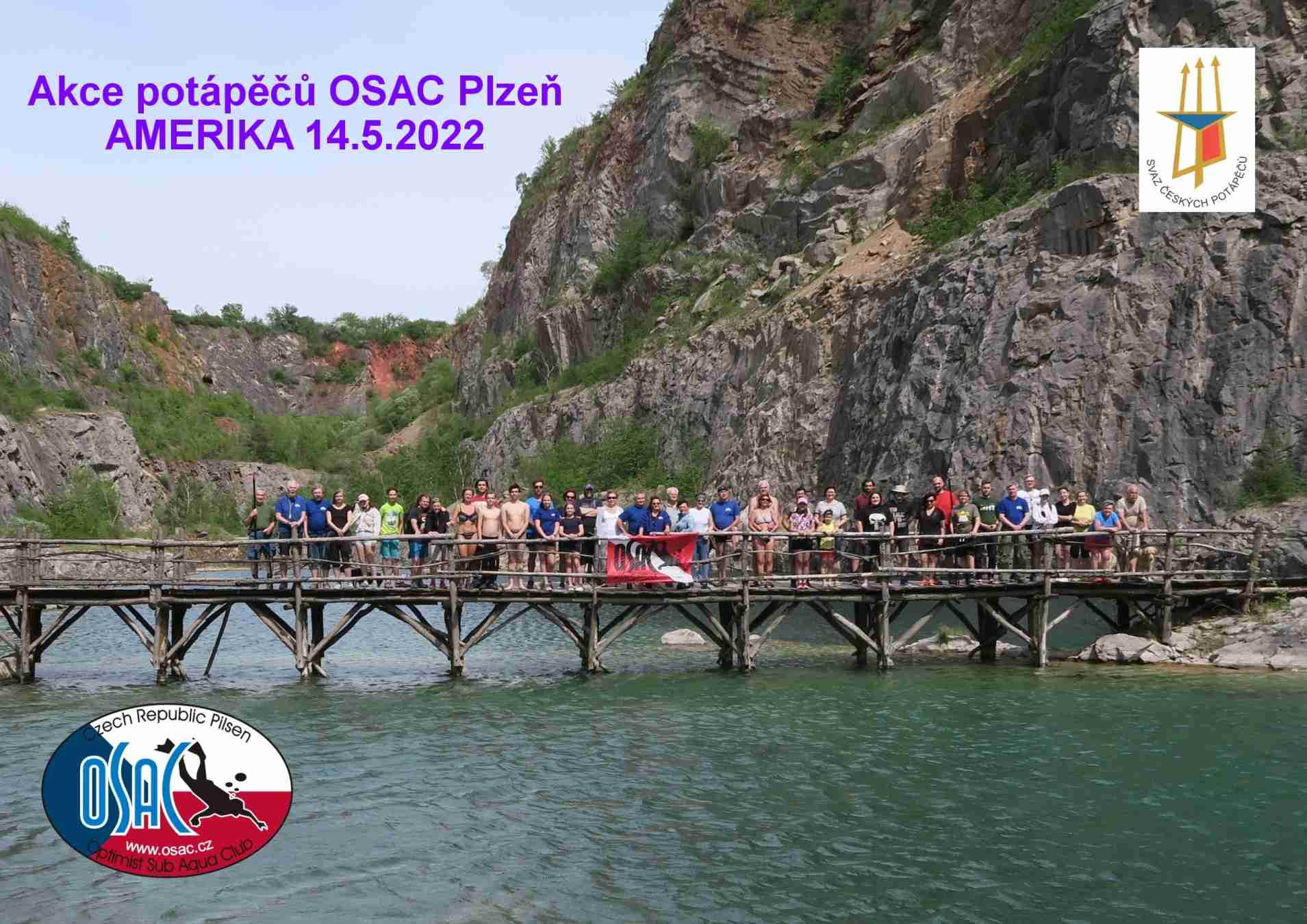 Přečtete si více ze článku Krásná slunečná sobota potápěčů klubu OSAC Plzeň na Americe 14.5.2022